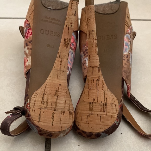 Guess Floral Cork platform heels - Picture 8 of 8